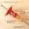 Wheel Marking Gauge High Accuracy Knob Adjustment Portable Wheel Scriber