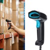 Barcode Scanner Handheld 360° Reading Dustproof Waterproof QR Code USB