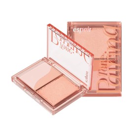 Espore Tone Pairing Cheeks 02. Peach Fizz, Powder & Cream Cheek, Multi Cheek, Squishy Texture, Glitter, Soft Color, Transparent, Yebé