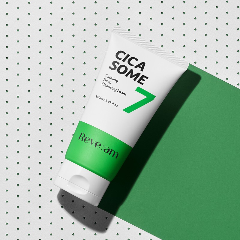 Rev'em 시카좀 카밍 딥 클렌징폼 150ml Cica Zone Calming Deep