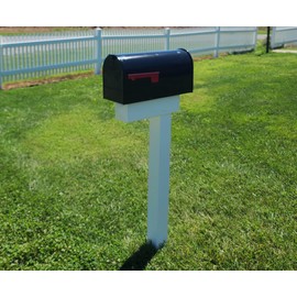 Handy Post L Heavy Duty Vinyl Mailbox Post Sleeve, 42 x 16 inches, White (Mailbox not Included)