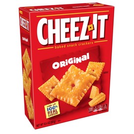 Cheez-It Baked Snack Cheese Crackers, Original, 12.4 oz Box