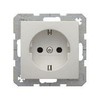 Complete Set Berker S.1 Cover Frame, 1 Socket, Polar White,