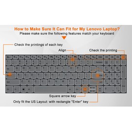 Keyboard Cover for 15.6 IdeaPad 1i/Ideapad 5 5i/IdeaPad 3 3i, Yoga 7i 15.6" 16", Ideapad 5 15IIL05 15ITL05 15ABA7 15IAL7, 15.6 17.3 IdeaPad 3 15ALC6 15ADA6 15ITL6 17ADA6 17ALC6 17ITL6, Flex 5 15.6