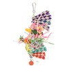 3pcs Parrot Chew Toys Weave Carrot Corn Rattan Balls Shredded