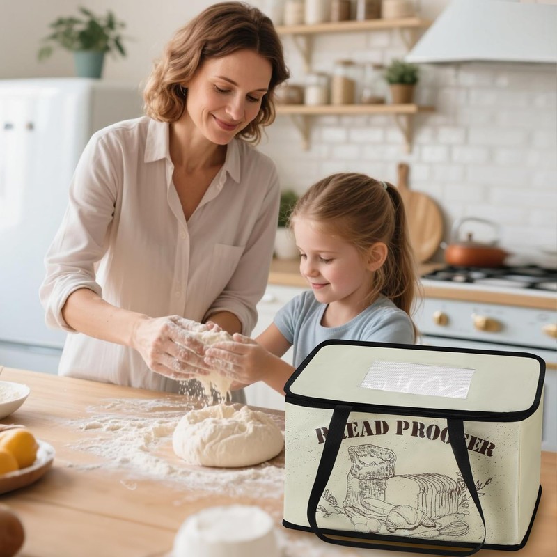 Foldable Bread Proofing Box, with Digital Controller, Adjustable Temperature (50–113°F)