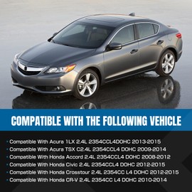 Donbalauto Timing Chain Kit with VVT Camshaft Adjuster Compatible with Honda Accord 2008-2012 Acura ILX 2013-2015 TSX 2009-2014 Civic 2012-2015 Crosstour 2012-2015 CR-V CRV 2010-2014 2.4L 14510R40A01