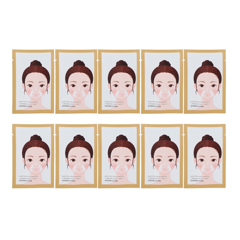 10pcs 2.5g Face Wrinkle Patches Remove Mouth Corner Fine Lines
