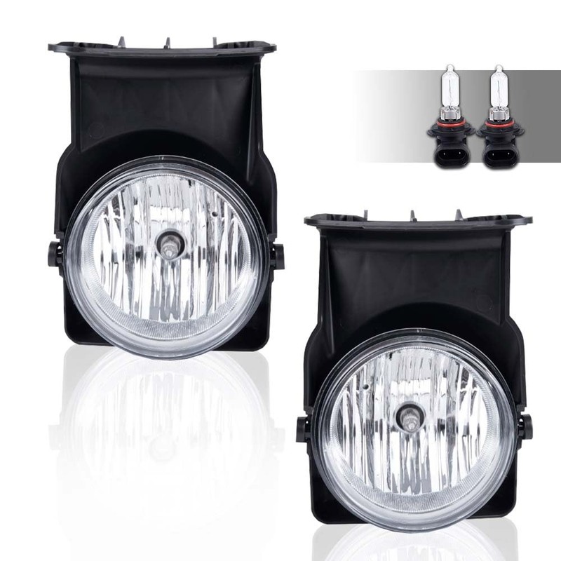 Fog Lights Pair Compatible with GMC Sierra 1500 2500 3500