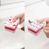 LAZYSEAL Double Sided Kitchen Sponges for Dishes, Unique Slit Scrubber