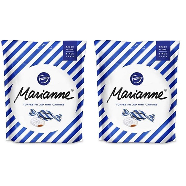 Fazer Marianne Toffee Peppermint Candy 2 Packs of 220g