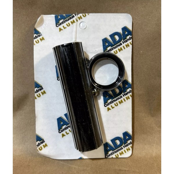 Unbranded Hand Rail Black Connector 4” w/ Collar & Scr