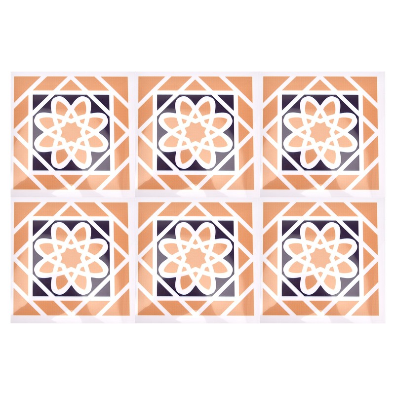 10Pcs set Imitation Ceramic Tile Wall Sticker Waterproof SelfAdhesive Wallpaper