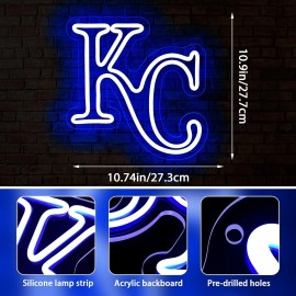 Outdoor Options Co Kansas City Royals  Baseball LED Light Sign Eco friendly in stock