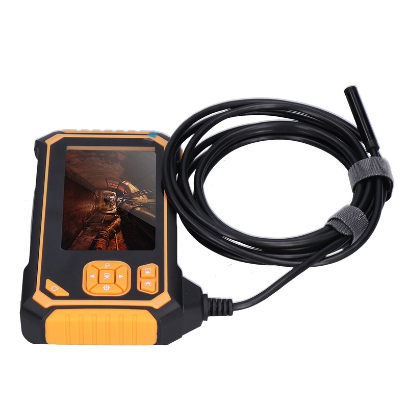 Industrial Endoscope Camera HD 1080P Waterproof Borescope Single Lens 4.3in