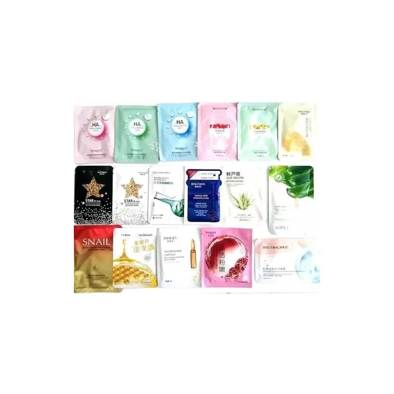 🔥 50 mascarillas hidratantes coreanas mayoreo variedad tipo de piel