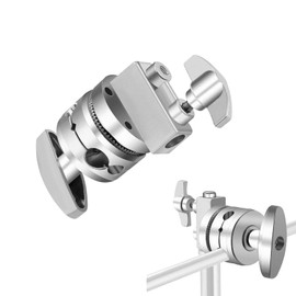 YUOCU Multi Functional Heavy Duty Grip Head 2.5" Swivel Head Holder Mounting Adapter Steel for Light Stand, Extension Boom Arm and Other Photographic Equipment