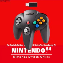 Unbranded Wireless N64 Switch Online Rumble Controller for Switch PC Mac Raspberry Steam