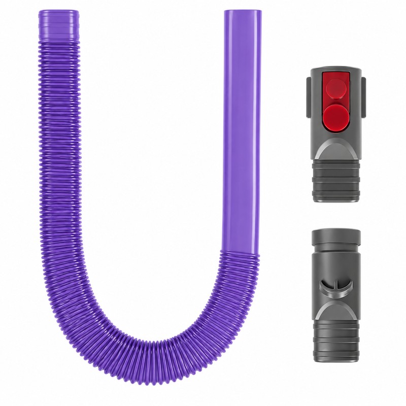 Dryer Vent Cleaning Hose for Vacuum Use – Flexible Crevice