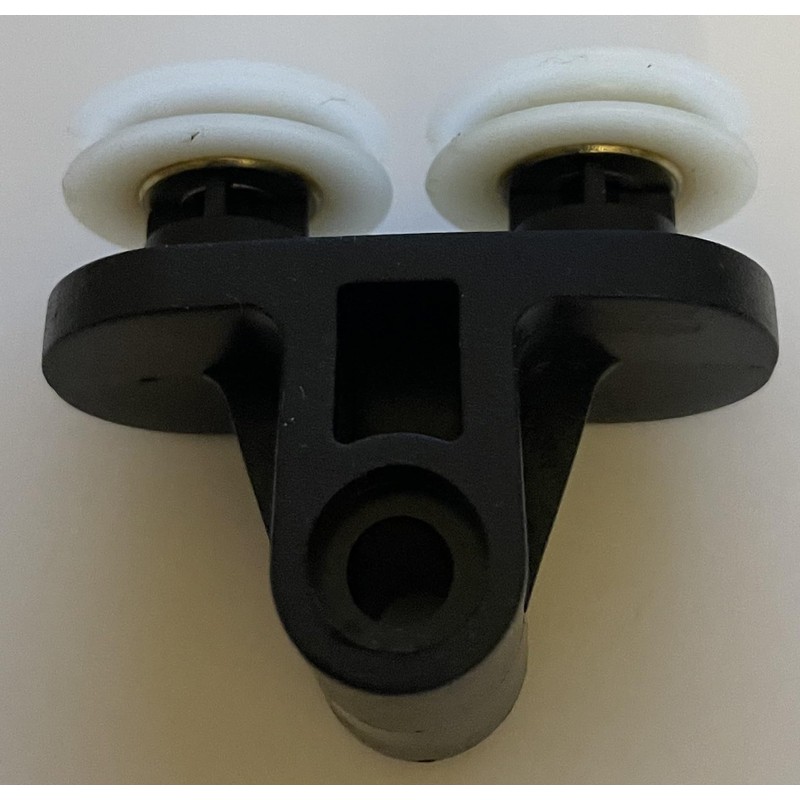 FilterMee Contura Round Shower Door Roller Assembly, 2.5 cm Diameter