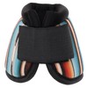 Showman Teal Serape Elite Equine Bell Boots