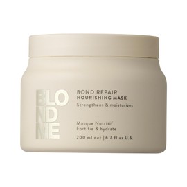 Schwarzkopf Professional BLONDME Bond Repair Nourishing Mask Hair Treatment Intensively Nourishing Repair Hair Mask Smoothing Porous Hair Hydrating And Softening 200 ml
