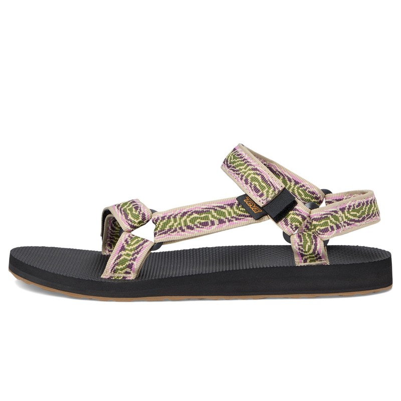 Teva Original - Sandalia universal para mujer, Archive Topo Olive/Berenjena,
