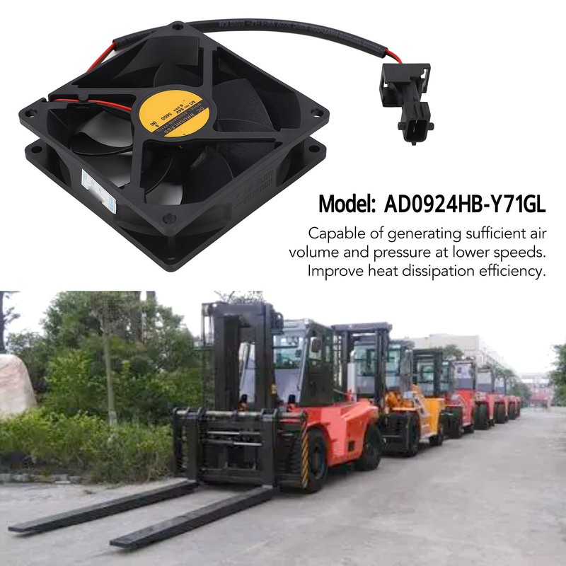 Forklift Cooling Fan 24V AD0924HB Y71GL Cooler Fan Accessory for