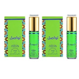 Nabeel (2x) Tawasul Nabeel Oil Concentrated 6ml Alcohol Free Roll On Itr Attar Perfume