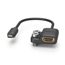 SmallRig Micro HDMI-D to HDMI to A Adapter Micro HDMI to DM Male & HDMI to AF Female Adapter Cable for A7R IV & A7III & A7III & A7II & A7RII, X-T2 & X-T3 etc 14cm 4K@60HZ-3021