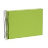 Spiral album BELLA VISTA uni 24/17 green with white pages