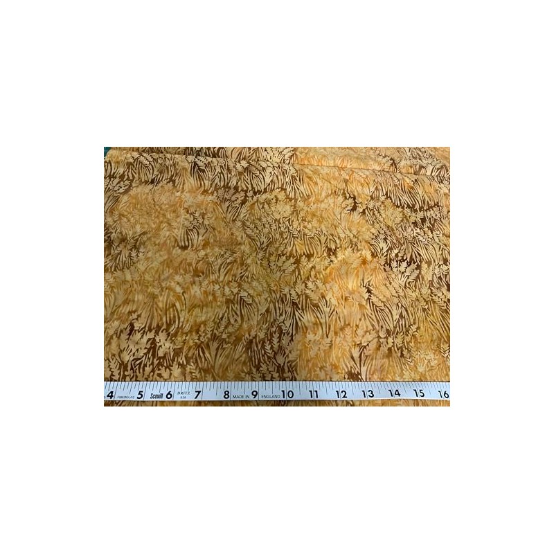 Island Batik Fabric Wheat Brown