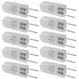2025 DEARCOOL for GE Microwave Oven Light Bulbs - 50W G8 Bi-Pin Halogen Replacement for WB08X10057 (10 Pack)