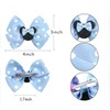 AYNKH 3 Pairs Hair Clips for Girls, Cute Bows Polka