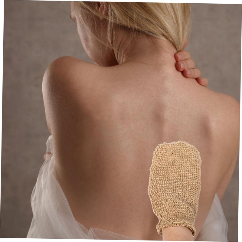 Healeved Back Rub Bath Rub Set Exfoliating Body Scrubber Sisal