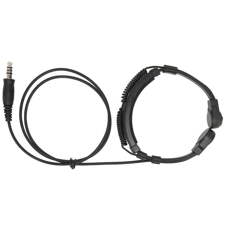 7.1mm Telescopic Throat Microphone Earpiece U94 PTT Suitable for Yaese