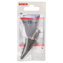Bosch 2608596669 Sheet Metal Cone Bit of Chrome Vanadium, 0 V, Silver, 5-20 mm