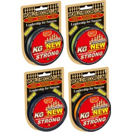 WFT KG Strong 300 m 0.22 mm 32 kg, Braided Line, Sea Line, Fishing Line, Colour: Multicoloured