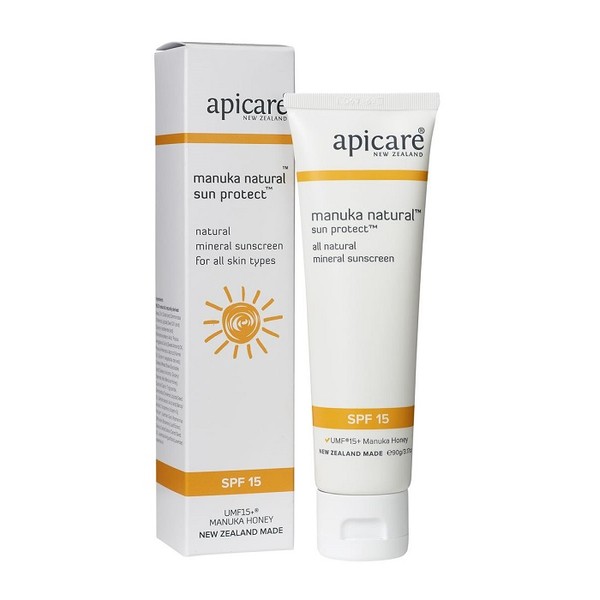 Apicare Manuka Natural Sun Protect SPF15 Face Cream 90g - Expiry 10/24