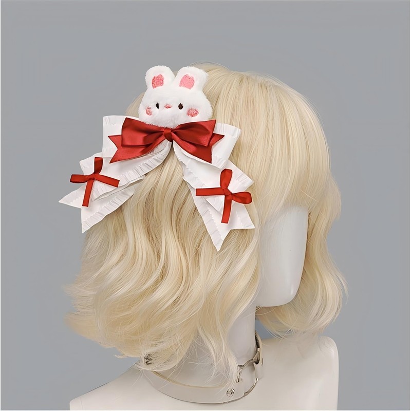 [Acoolser] 猫耳 獣耳 もふもふ耳 カチューシャ ヘアピン lolita ロリータ アクセサリ ヘッドバンド