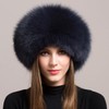 Women Real Fox Fur Hat Winter Thick Warm Luxury Pelt