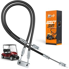 GODCTSUP EZGO Brake Cable Set, Golf Cart Driver&Passenger Side Brake Cables for EZGO TXT&Medalist 1994-UP Gas or Electric, OEM# 70716-G03, 70273-G03, 70969-G03