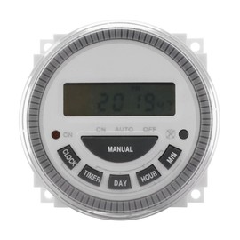 7 Day Programmable Timer Switch- Pool/Gate/Sprinklers/Lights- 120v Input - ET3 Substitute