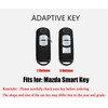 TECART Mazda Key Case Fit for CX-3 CX-4 Soft TPU