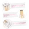 SAFIGLE 4Pcs Transparent DIY Lipstick Tubes Refillable Lipstick Storage Containers