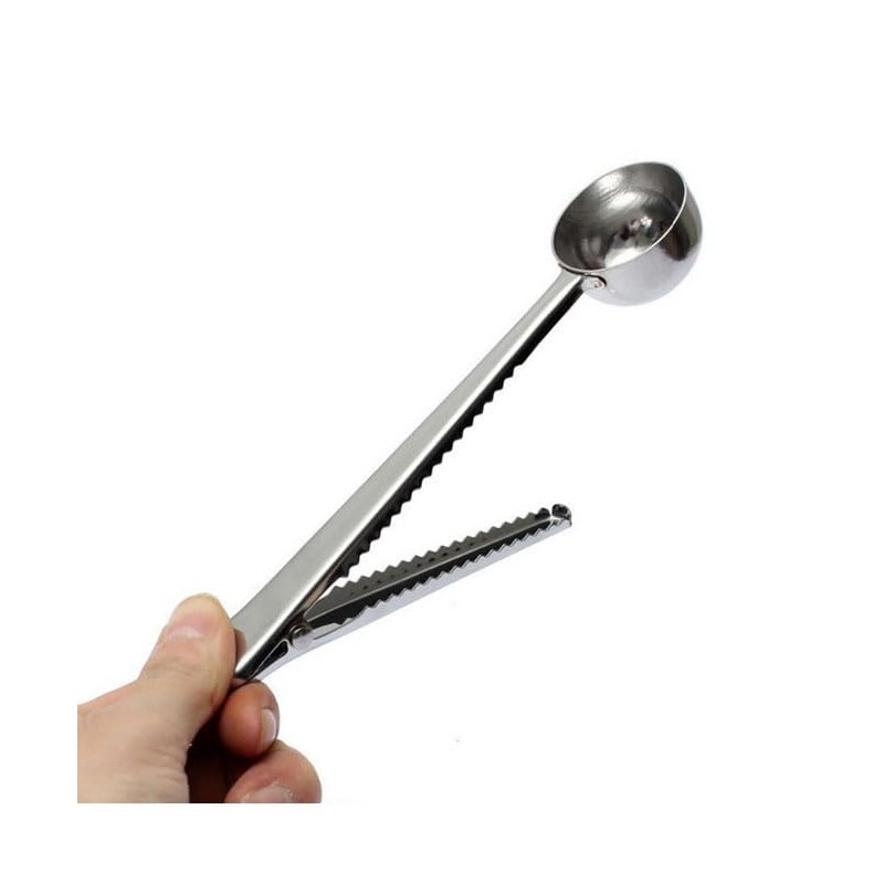 CHENGZI Stainless Steel Multifunctional Measuring Spoon Sealing Clip