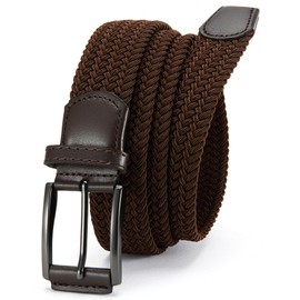 CHAOREN Cinturones Hombre Cinturón Trenzado Elástico Ancho 3.5cm - Cinturon Hombre Cinto Tela Golf para Hombres