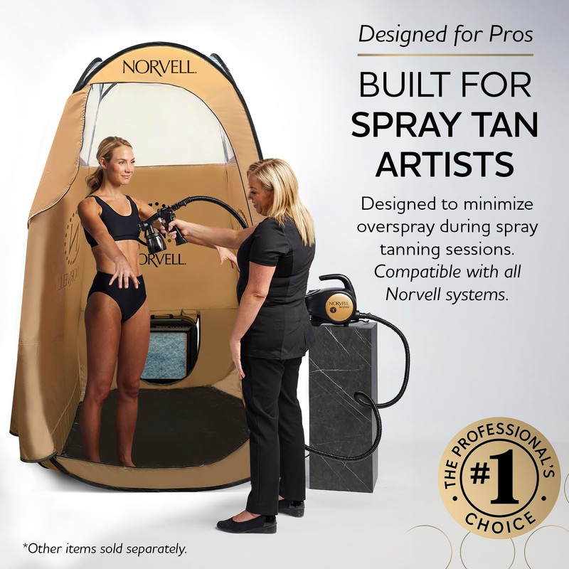 Norvell Spray Tan Overspray Reduction Fan – Works with Norvell