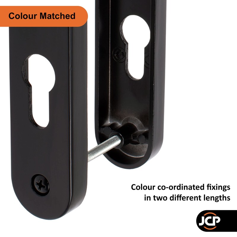 JCP PRO uPVC Door Handle Pair Set Sprung 92 PZ