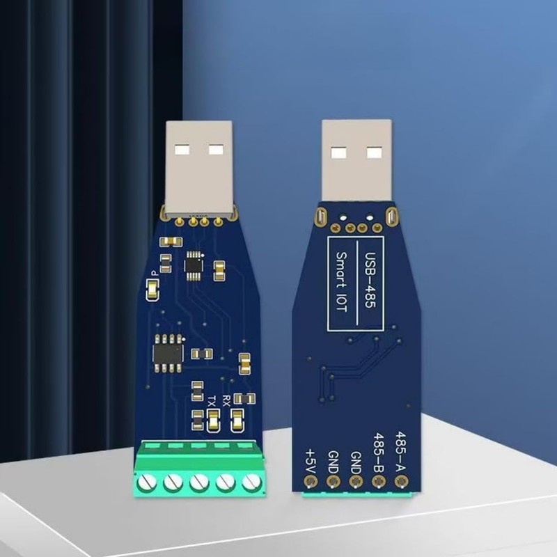 AKINLOAF Industrial-Grade USB to RS485 Converter Communication Module Bidirectional Half-Duplex